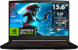 MSI GF63 Thin 12UCX Gaming Laptop 15.6” FHD 144Hz i5 12450H 8GB RAM 512GB SSD RTX 2050 4GB Windows 11 Home Backlit Keyboard Black